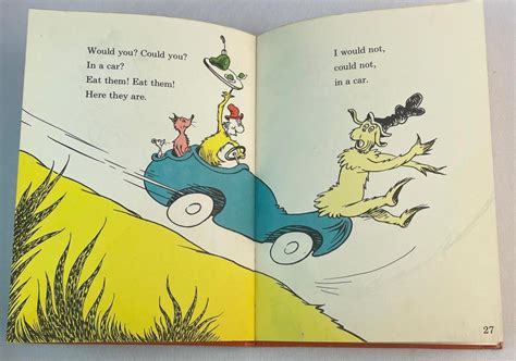 Lot 1960 Green Eggs And Ham By Dr Seuss Illustrated