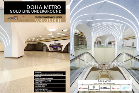 Doha Gold Line Metro Stfa Group