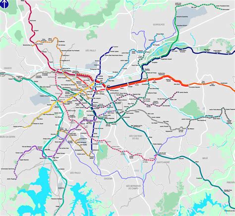 Mapa Do Metrô Em 2030 Como Pode Ser O Metrô De Sp No Futuro Atualizado 2024