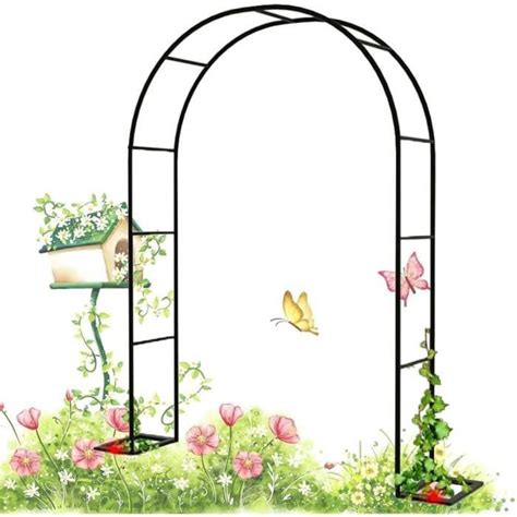 Arche à rosiers pour plantes grimpantes TRAHOO W120 240 180Cm