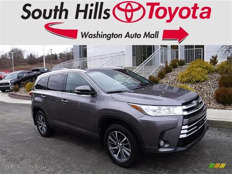 2019 Predawn Gray Mica Toyota Highlander Xle Awd 136631077 Photo 21