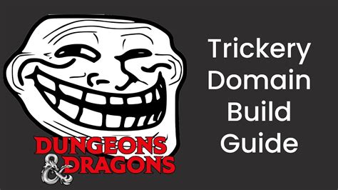 Trickery Domain Cleric Build Guide In Dandd 5e Hdiwdt Youtube