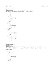 ISSC 341 Quiz Week 2 Docx Part 1 Of 1 1 6 2 0 Points Question 1 Of