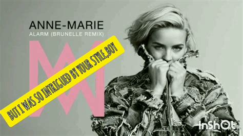 Anne Marie Alarm Lyrics Youtube