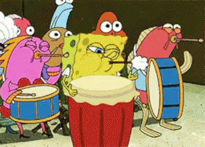 SpongeBob SquarePants Band GIF - Band MarchingBand Spongebob - Discover ...