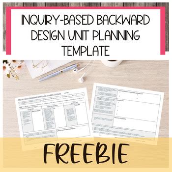 Backward Design Unit Planning Template Freebie By Tricked Out Teaching