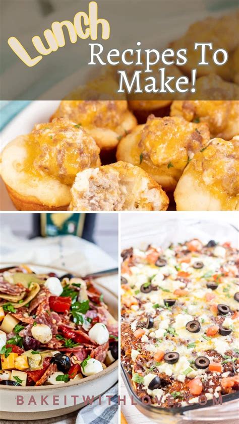 luncheon menu ideas  tasty recipes  group lunches bake