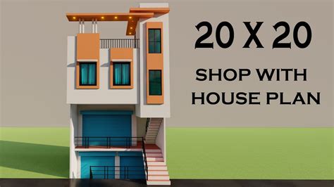 X Dukan Or Makan Ka Naksha D Shop With House Plan Besment Shop