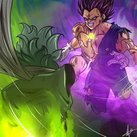 Vegeta Vs Granola By Brandrawing On Deviantart