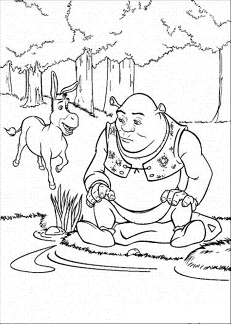 Shrek Printable Coloring Pages Coloring Home