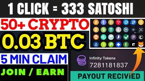 PER CLAIM 333 SATOSHI FREE BITCOIN FAUCET 0 03 BTC 5 MIN CLAIM