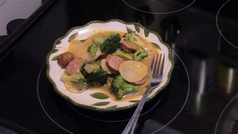 Potato Broccoli And Sausage Skillet Youtube