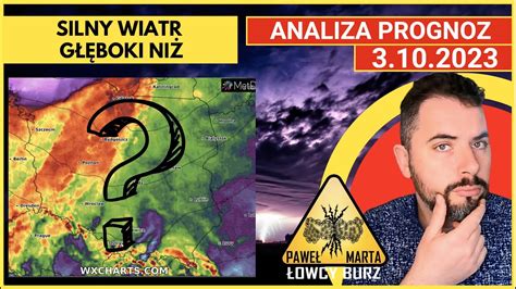 Narodziny głębokiego niżu i jego wędrówka Dynamiczny front i silny