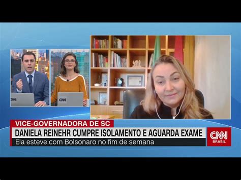 Vice governadora de SC cumpre isolamento após encontro Bolsonaro no