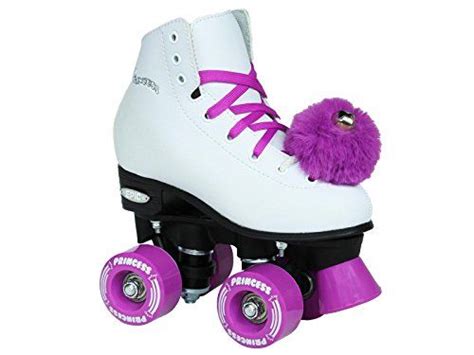 Epic Skates Princess Quad Roller Skates Whitepurple 1