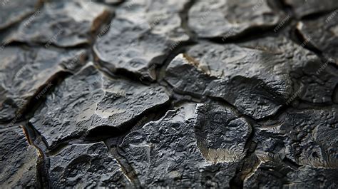 premium photo black cobblestone texture
