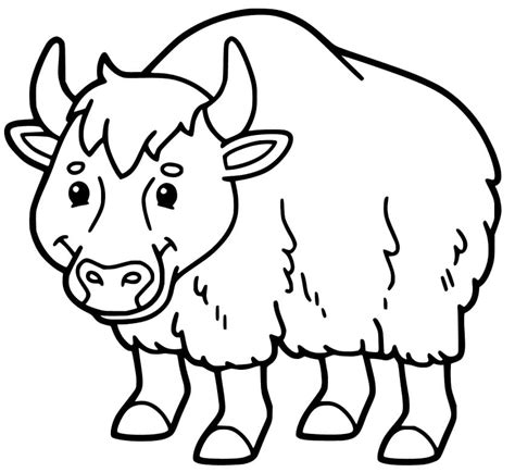 Yak Coloring Page Coloring Pages Super Coloring Pages Yak Images And Photos Finder