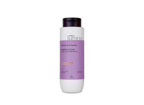 Natura Shampoo Matizador Cabelos Loiros E Grisalhos Lumina Ml