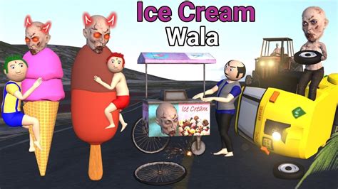 Garmi Mein Ice Cream Ice Cream Cartoon Funny Comedy Video Bittu Sittu Toons Youtube