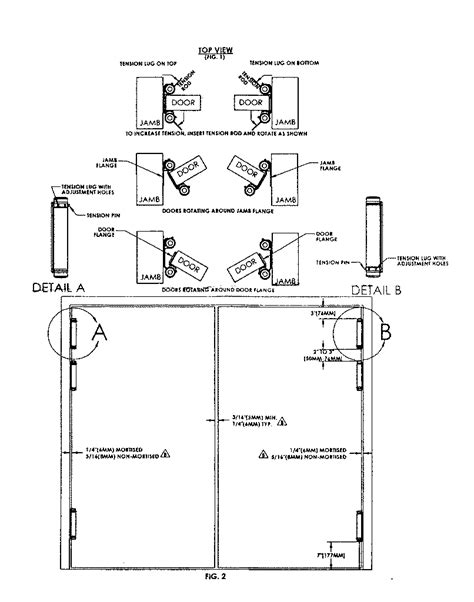 How To Install Double Action Spring Hinges Hingeoutlet