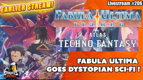 Fabula Ultima Atlas Techno Fantasy Livestream Youtube