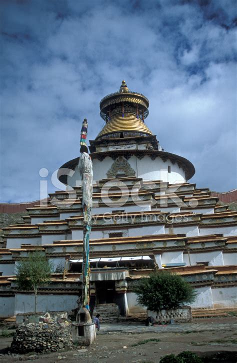 Tibetan Buddhist Monument Stock Photo Royalty Free Freeimages