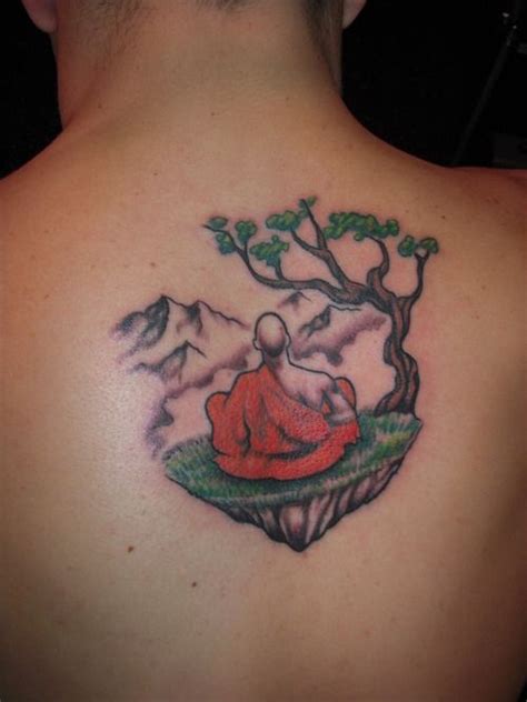 Meditating Buddhist Monk, Buddha | Buddha tattoo design, Buddhist ...