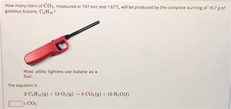 Solved How Many Liters Of CO2 Measured At 747 Torr And Chegg