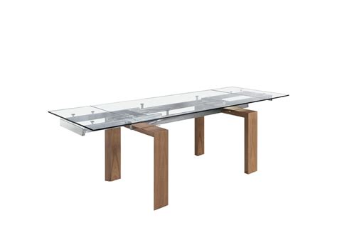 Mesa Comedor Extensible Cristal Angel Cerda