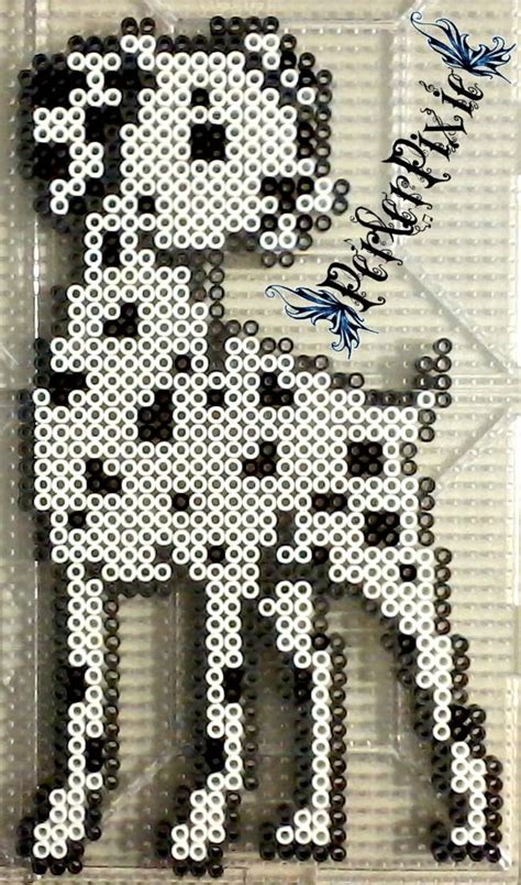 Dalmatian Dog Perler Beads Perler Beads Designs Perler Patterns