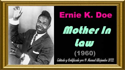 Ernie K Doe Mother In Law 1960 CD AUDIO CLIP HQ PCM WAV 1080p