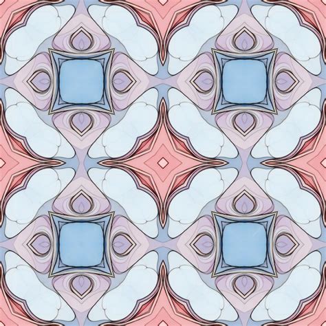 Premium AI Image Seamless Kaleidoscope Pattern