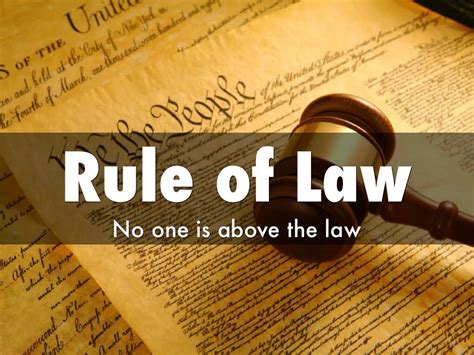 Rule Of Law Rule Of Law In Simple Words Mean That… By Sandhya