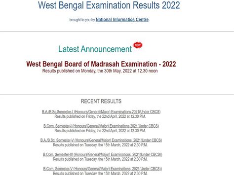 WB Madhyamik 10th Result 2022 Declared On Wbresults Nic In Wbbse Org