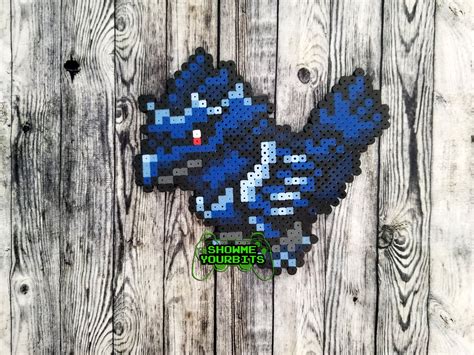 Pokemon Sword And Shield Corviknight Perler Sprite Pokemon Bead Perler Bead Art Pokemon