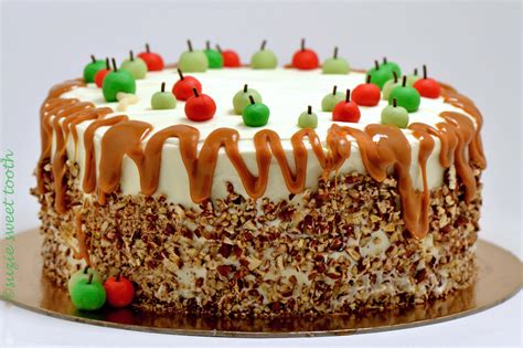 Caramel Apple Spice Cake With Cream Cheese Frosting Suzie Sweet Tooth