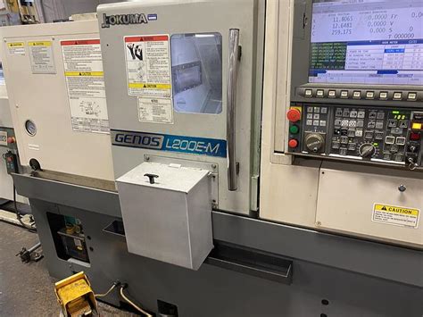 Used Okuma Genos L E M Cnc Lathe W Live Tooling For Sale In Va