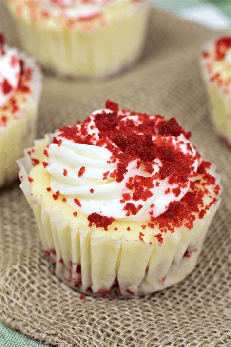 Mini Red Velvet Cheesecakes Recipe Sweet Peas Kitchen