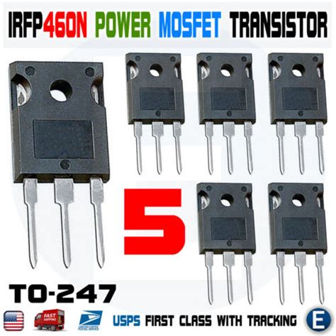 5pcs IRFP460 IRF460 Power MOSFET N Channel Transistor IRFP460n 20A 500V