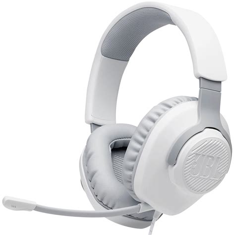 Jbl Quantum 100 Gaming Wired Over Ear Headset White Musicians Friend