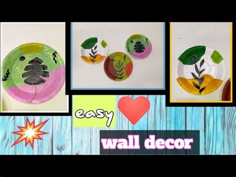 Thermocol Plates Painting Boho Art Wall Makeover On A Budget Room