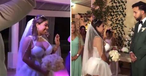 Novia Sorprende Al Novio Y A Los Invitados De Su Boda Al Llegar Con Un