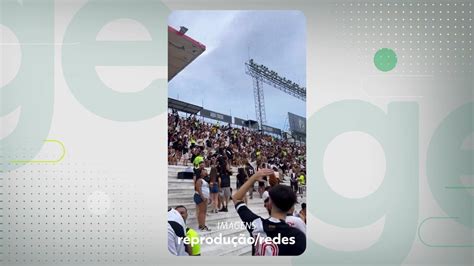 V Deo Torcida Do Vasco Xinga Soteldo Em Aquecimento Globoesporte Ge