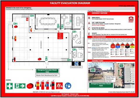 Fire Evacuation Diagram