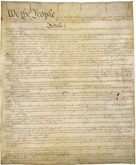 The Constitution Of The United States Of America We Hold These Truths