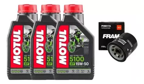 Kit Troca Leo Filtro Kawasaki Ninja Motul W