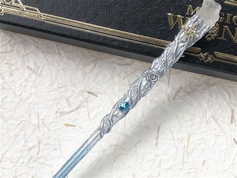 Crystal Wand White Witch Wand Gemstone Magic Wand Cosplay Prop