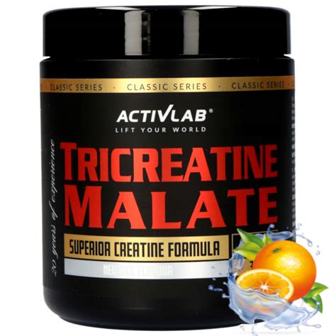 Activlab TriCreatine Malate 300g Sklep ŚwiatSupli Smaki Pomarańcza