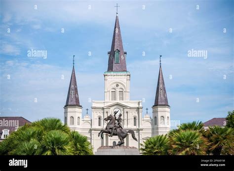 Historic Jackson Square in Louisiana Stock Photo - Alamy