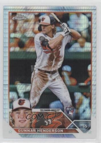 Topps Chrome Prism Refractor Gunnar Henderson Rookie Rc Ebay